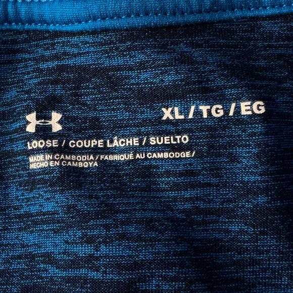 Under Armour X-Large Mens 1/4 Zip Pullover Shirt Loose Fit Long Sleeves Stretch - Picture 6 of 6